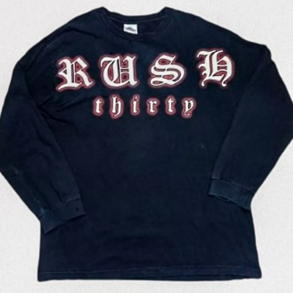RUSH Thirty Long Sleeve R30 2004 Tour Shirt XL Excellent Condition HTF!